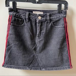 3/$15 Pacsun Black and Red Denim Skirt